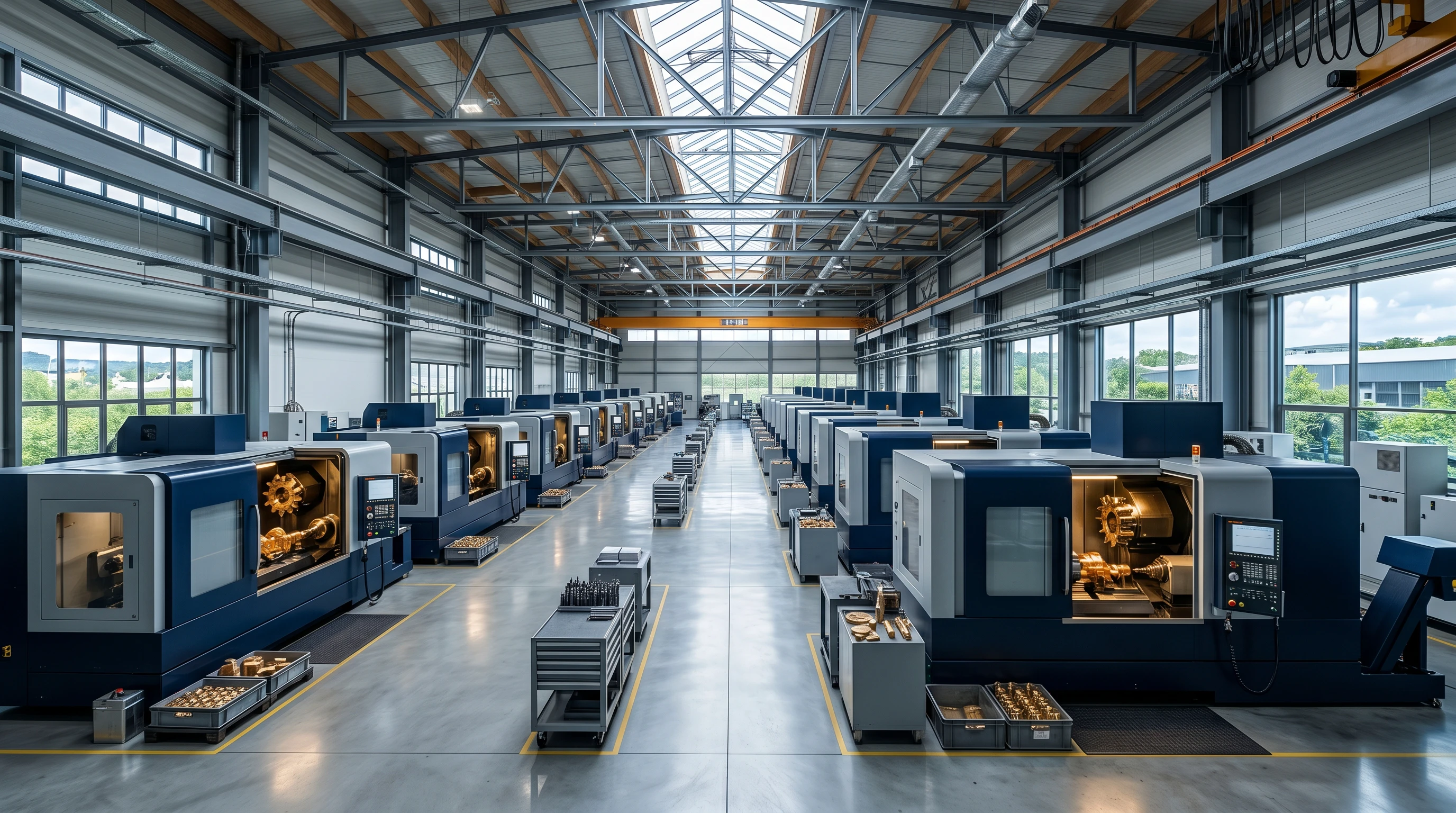 Brasstech precision manufacturing facility interior