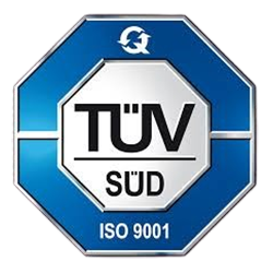 TUV SUD ISO 9001:2015 certification badge
